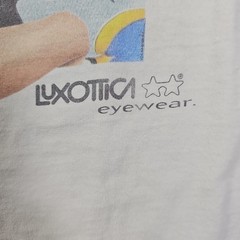 VINTAGE 90s Luxottica Eyewear Model Series Aquatic Graphic T-Shirt