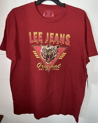 Lee Jeans Original Short Sleeve T-shirt, NWT, Men’s XL, Tiger