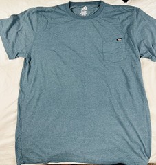 Dickies Mens 2XLT Tall Blue Tee Shirt Casual Workwear