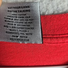 Vtg AND1 Fundamentals T Shirt Mens L Red Made In USA Basketball
