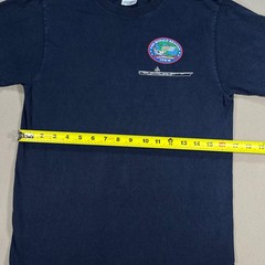 Vtg USS Ronald Reagan – Mens Blue T-Shirt Size Small CVN-76 Planes