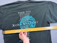 SUBWAY TO SALLY NORD NORD OST 2005 TOUR promodoro black shirt 43in