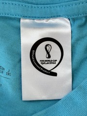 Adidas Argentina FIFA World Cup Qatar 2022 Signed T-Shirt Men’s Large Blue
