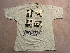 Vintage Avirex WW2 Cockpit Memories Rare Air Force Pilot Size L Tee T Shirt 80s