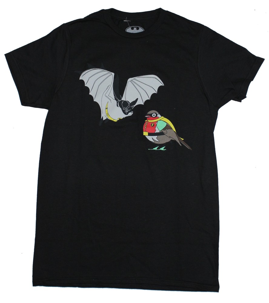 Batman & Robin DC Comics Mens T-Shirt – Literally A Bat & Robin