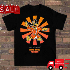 Hong Kong Phooey Retro Japanese Shirt Funny Classic Black Unisex S-5XL 1V1091