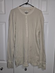 Fear Of God FOG Collection One 2015-2016 Beige Waffle Henley Men’s Size Large
