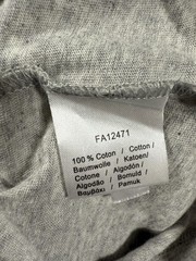 Lacoste Shirt Mens 3XLB Gray Pima Cotton Crewneck Croc Short Sleeve NWOT Big