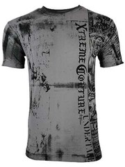 Xtreme Couture by Affliction Men’s T-Shirt Crew Biker Skull Tattoo S-5XL