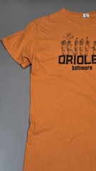 Vintage Hanes 1980 Baltimore Orioles Wild Bill Cartoon T Shirt Made In USA