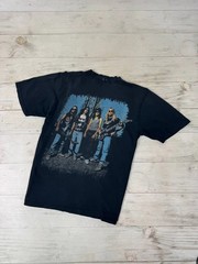 Vintage Slayer T Shirt 90s Rock Band Distrissed Men Size L black