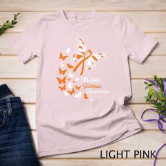 Multiple Sclerosis Awareness Butterflies Gift Unisex T-shirt