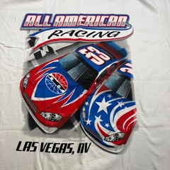 2010 Las Vegas All American Racing Tshirt NASCAR SMI Properties Hanes White XL