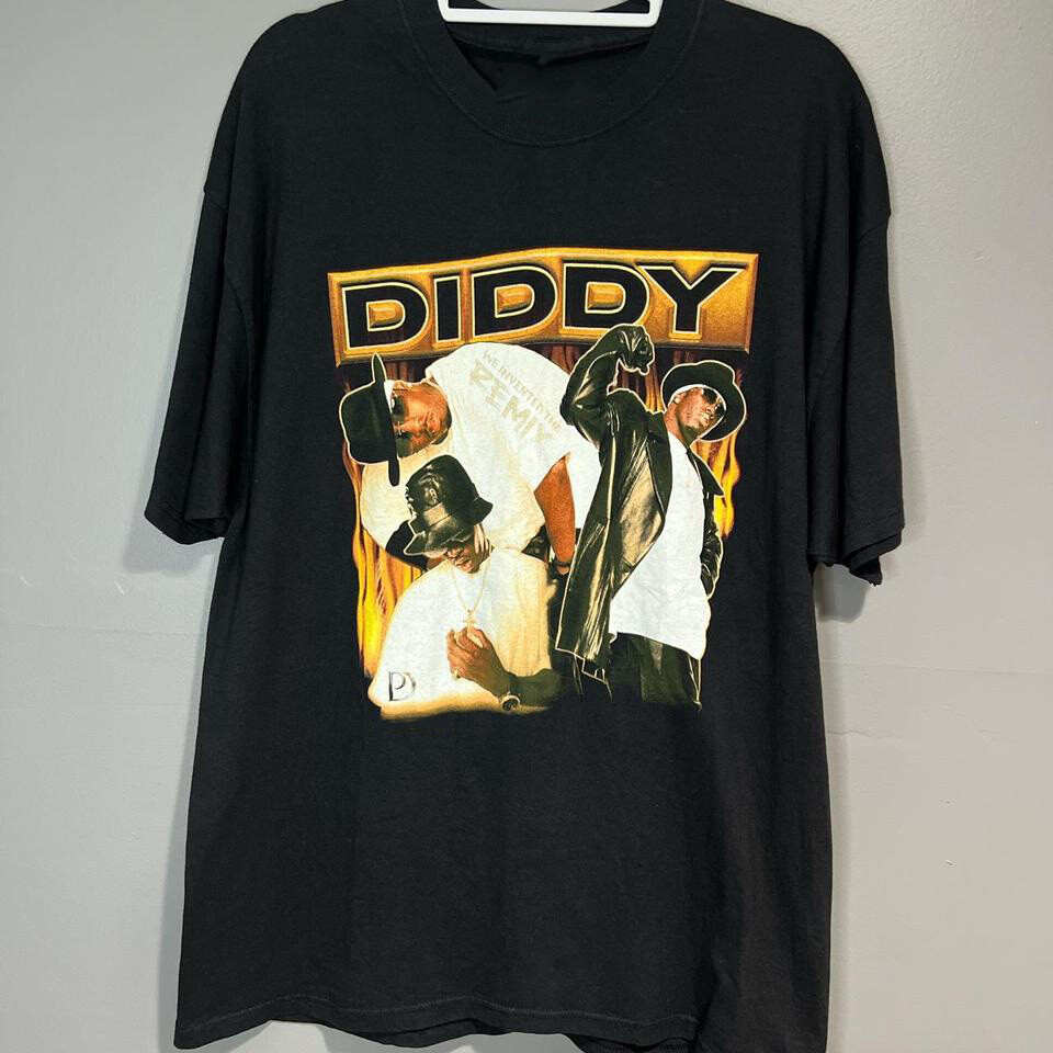 Diddy Puff Daddy Puffy We Invented The Remix Shirt Black Unisex S-5XL