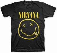 NIRVANA – Smiley Face – T SHIRT S-M-L-XL-2XL Brand New ! Official
