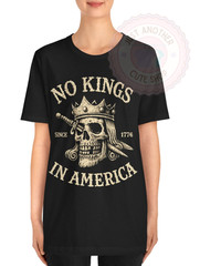 No Kings In America T-Shirt ✩ USA Protest Shirt Anti-Authoritarian ✩ Anti-Trump!