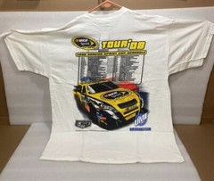 Checkered Flag Sports 2008 Nascar Sprint T Shirt Short Sleeve White XL