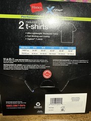 NEW** THREE **- 2PACKS OF MEN’S HANES PERFORMANCE COOL T-SHIRT size 2XL