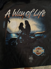 3D Emblem Harley Davidson ” The way of life ” rare T -shirt