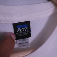 VTG PETA Fur Is Dead Animal Rights Piraro Art Tee Medium