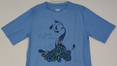 Sri Lanka 78.5 Miles Yes Fit Race T-Shirt Unisex Small Blue Performance T-Shirt