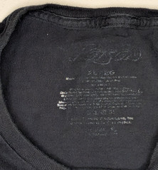 Poison Band T-Shirt Men Size XL Black Rock and Roll Skull Punk Rock Thrashed
