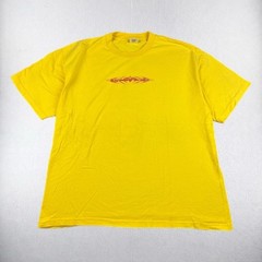 VTG Guardians of Paradise Dragon T Shirt Mens XL Yellow Graphic Tee AAA Y2K Surf