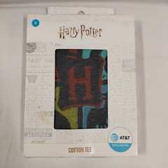 Mens Harry Potter Hogwarts Shield Crest Shirt Size S Small AT&T Exclusive NIB