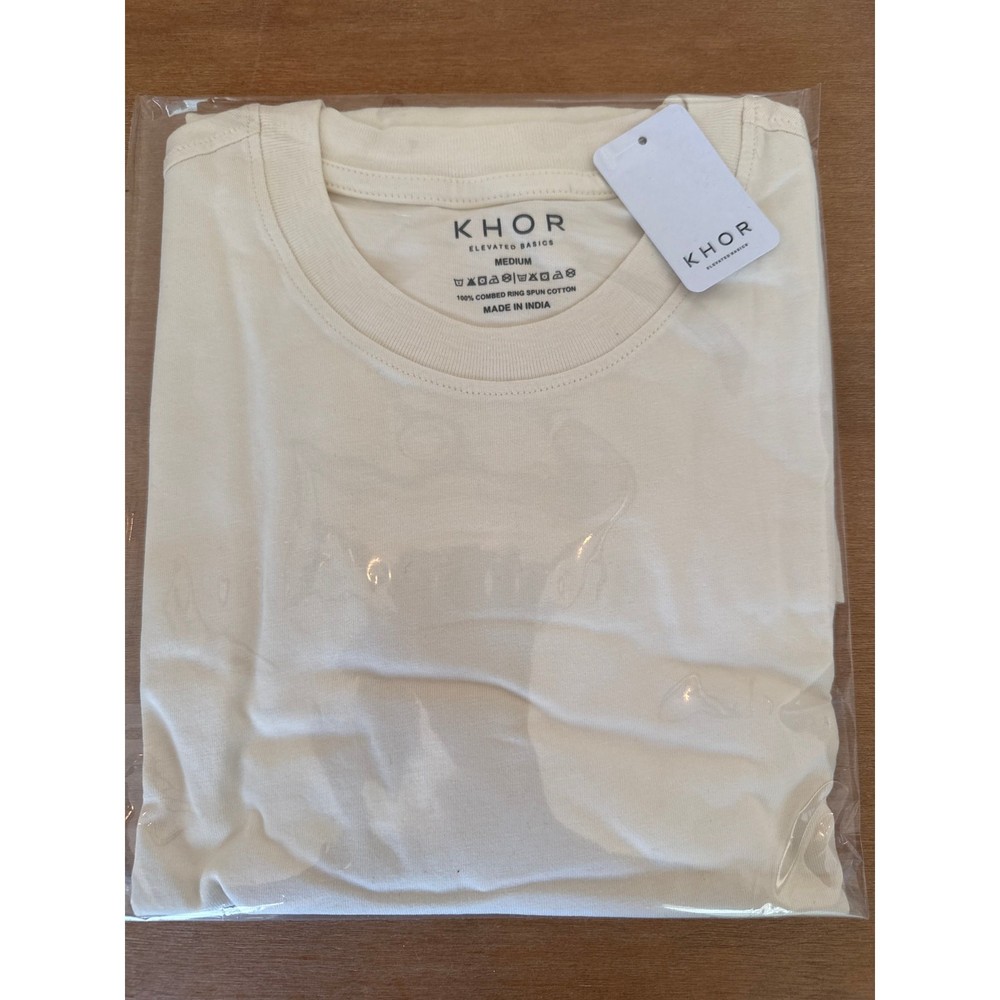 KHOR Elevated Basics Men’s Medium 100% Combed Ring-Spun