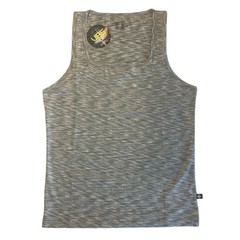 Andrew Christian Vibe Square Neck Tank Grey Medium