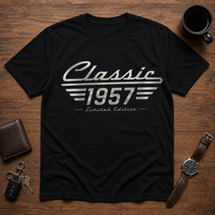 Classic 1957 Limited Edition Vintage Car 69th 70th 71th 72th 73th Birthday Mens