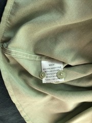 Men’s Size Large Green Short Sleeve Collared Button Front Shirt Brand Weiv