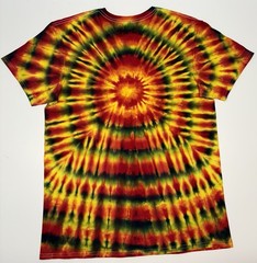 Gildan Tie Dye Adult Unisex T-Shirt Size Large Multicolor Hand Dyed Tee New