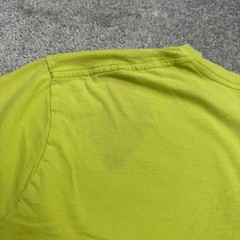 Cotton On Graphic Tee Men M/L Lime Green Tupac Shakur Embroidered Hip Hop Cotton