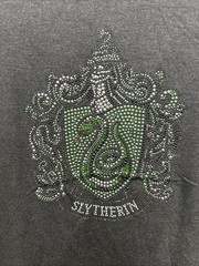 Harry Potter slytherin long sleeve t shirt Rhinestones, medium size NWT MSRP $57
