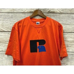 Russell Tee Shirt Mens Size XL Cherry Tomato Slim Fit Felt Logo T-Shirt New