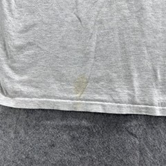 Vintage Hanes Shirt Mens XL Gray Blank Essential Accents Crewneck 90s Tee