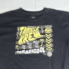 Thrilla Krew Surf Shirt Men’s L Black Gorilla Town & Country Hawaii Skate 2238