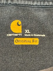 SUN FADED Carhartt Men’s thrashed Sleeveless Shirt Black XL Relaxed Fit Workwear