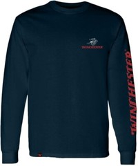Winchester Pro – Rider in Circle Mens Long Sleeve Shirt