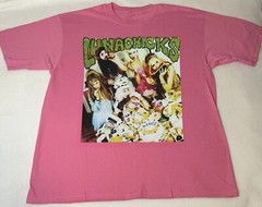 Lunachicks – Binge and Burge Pink Color Full Size Cotton Shirt KK1734