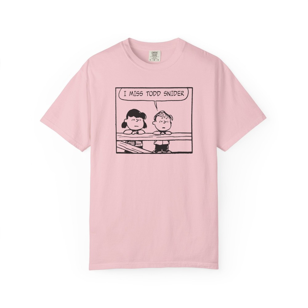 I Miss Todd Snider Peanuts Inspired T-shirt