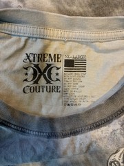 Xtreme Couture Skull & Bones Double-Sided AOP T-Shirt Men’s Size 5XL