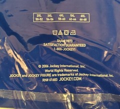 Pack Of 2 Jockey Mens White Cotton T-Shirts Big Man Crew Neck XXL 50-52 2004 NEW
