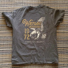 HOT! Waylon Jennings Tour 1972 Rare Charcoal Unisex T-shirt
