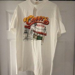 Vintage Cheers Boston T Shirt L Sof Tee Single Stitch 1994 NOS MINT