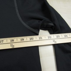 Under Armour Shirt Mens Large Black Fitted Mock Cold Gear Fleece Long Sleeve