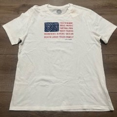 NEW Life Is Good T-shirt Men’s Size Large American Freedom Flag Graphic NWT