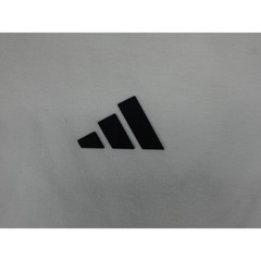 Adidas Mens Performance T-Shirt White Black JC6742 Large Short Sleeve Crew Neck