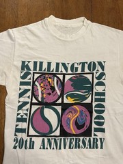 Vintage 90s Killington Vermont Tennis School T Shirt Medium Single Stitch